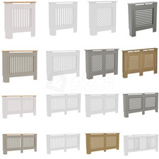 White Radiator Cover MDF Small