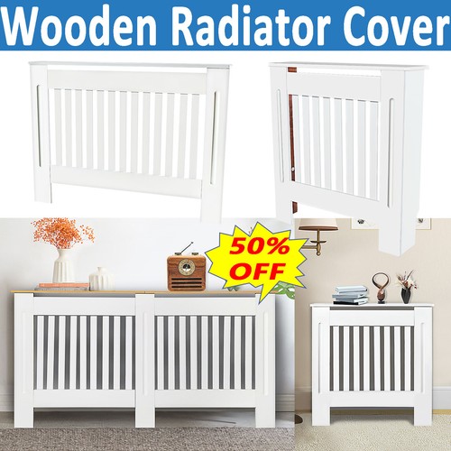 Mdf wood white - white, radiator