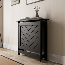 Radiator Cover Black Modern