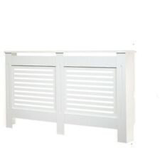 White Radiator Cover Cabinet