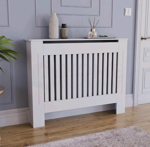 White radiator cover mdf - radiator,