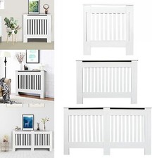 White Vertical Radiator Cover